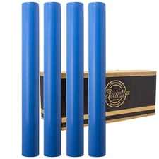 Brock Blue Collision Crash Wrap Film 36 Inch by 100 Feet 4 mil Case of 4 Rolls