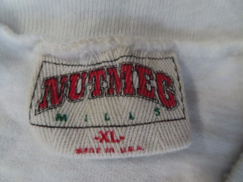 Vintage Nutmeg Label - LOS ANGELES RAIDERS (XL) Baseball Shirt Jersey - Picture 5 of 8