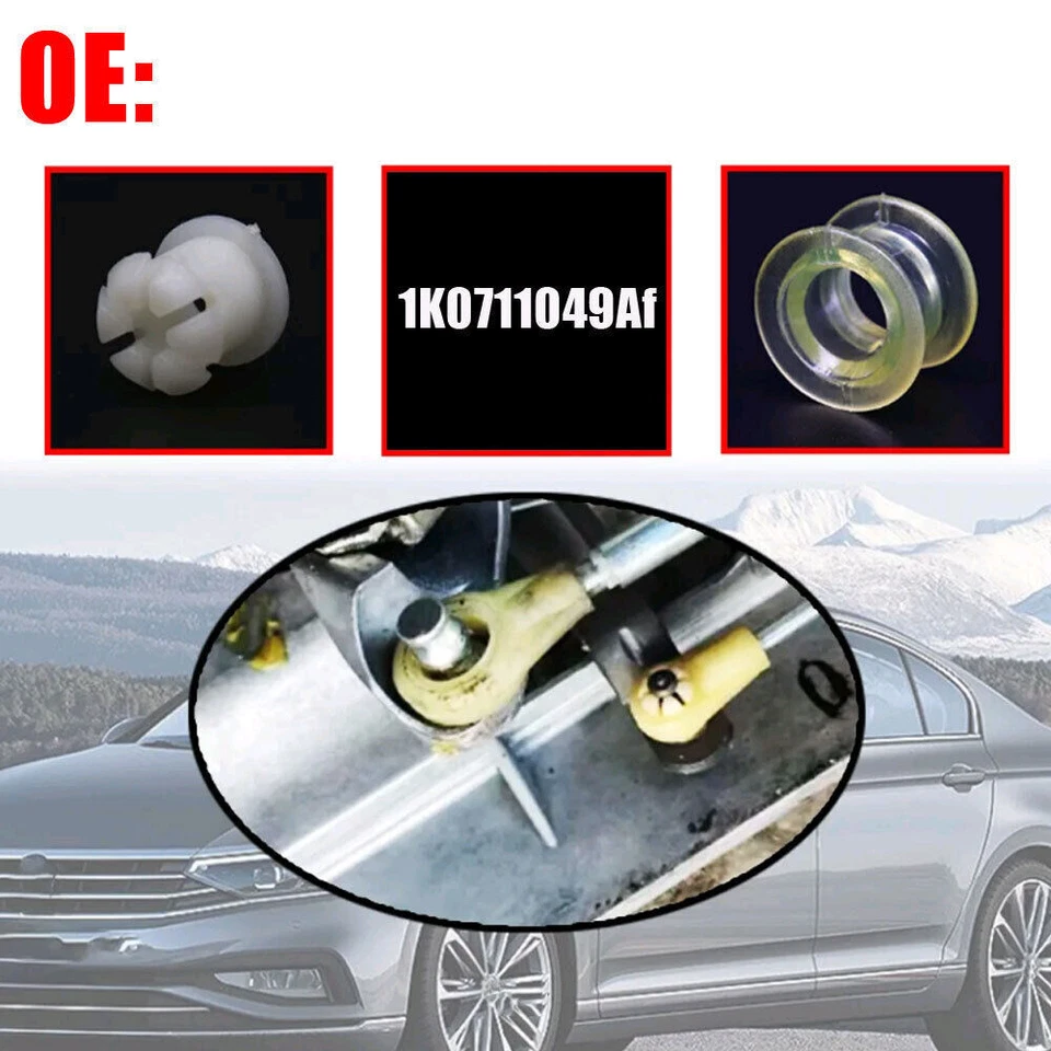 Alavanca de câmbio manual cabo bucha extremidade ligação manga compatível com Audi A3 A4 VW Golf - Imagem 3 de 4