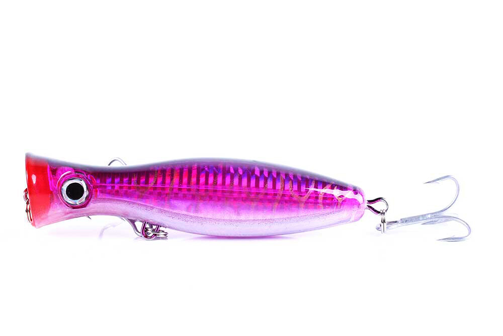 Lot of 4 Big Large TopWater Poppers Saltwater Surf Offshore Fishing Lure - Image 7