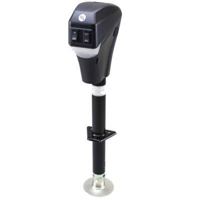 Lippert 285318 Black 3500 lb. Capacity Electric 18'' Stroke RV Tongue Jack