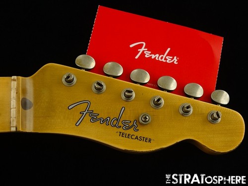 USA Fender Custom Shop Tomatillo Telecaster NECK & TUNERS, Tele Relic Maple