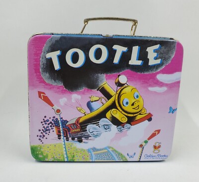 T1 Golden Books Tootle Train Mini Lunch Box Tin 1998 Series