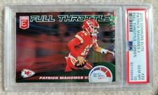 🔥2020 Donruss Elite Patrick Mahomes Full Throttle-Green PSA 10 Pop 1 Clean Case