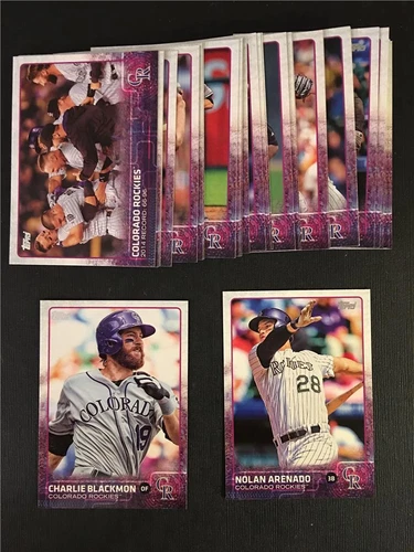 2015 Topps Colorado Rockies Team Set Series 1 2 Update 34 Cards