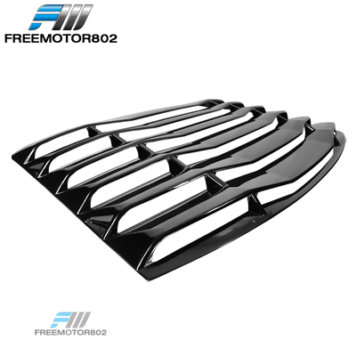 Jetcruise IKON Style Rear Window Louver For 99-04 Ford Mustang Coupe - Black ABS