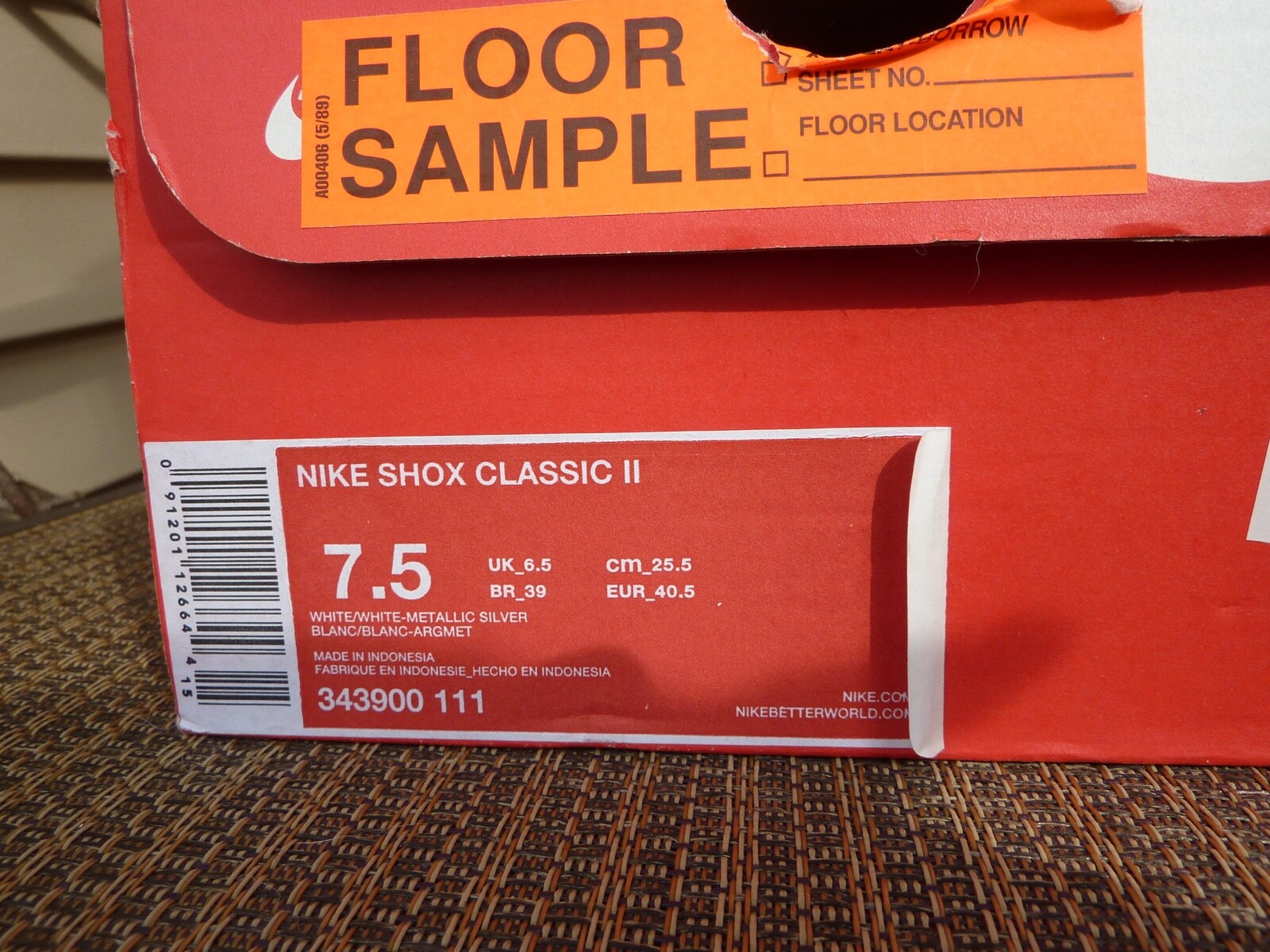 nike shox classic ii