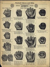 1928 PAPER AD Goldsmith Baseball Glove Wilber Cooper Eppa Rixey George Burns ++