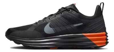 Nike Lunar Roam schwarz orange Herren Turnschuhe Schuhe Größe UK 9