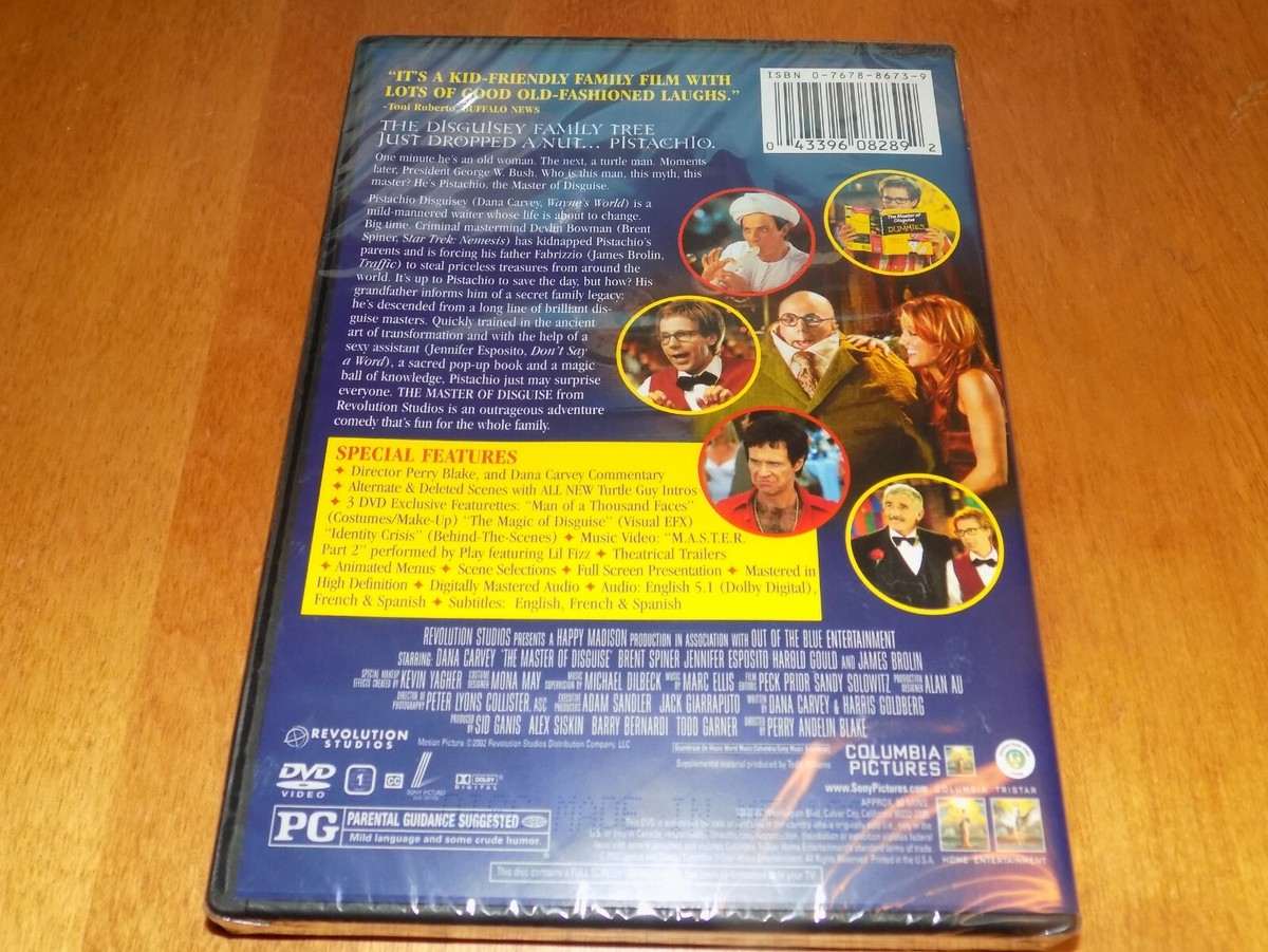 レア物: マチャド柔術 Secrets from the masters DVD The MASTER of DISGUISE Dana Carvey Jennifer Esposito James Brolin