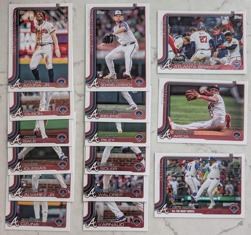 2024 Baseball Team Pack Braves 20 Card Pack Chipper Jones + 2025 Topps Series 1 - Bild 2 von 4