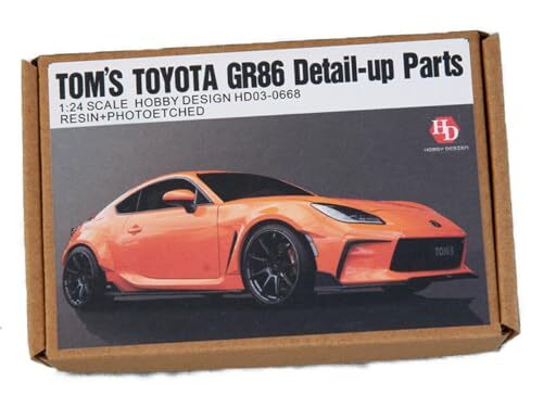 Hobby Design 1/24 Tom'S Toyota Gr86 Detail Up Parts Compatible