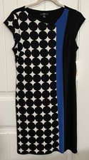 R&K Pullover Geometric Dress Summer, Spring Ladies Size Small New With Tags