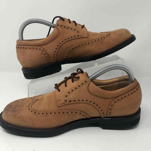 Walter Genuin Leather Golf Shoes Beige 