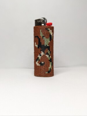 1002 Beaded Lighter Case Fits A Regular BIC, Spend $25 + Get Free Shipping
