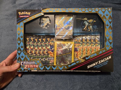 Pokémon TCG: Crown Zenith Shiny Zacian Collection Box New/Sealed
