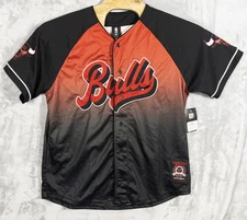 NWT UNK Chicago Bulls NBA Button Front Jersey Mens Large