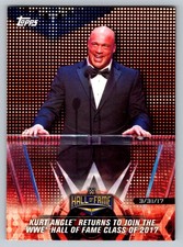 2018 Topps WWE Road to Wrestlemania HOF #23 Kurt Angle