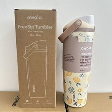 Neu Owala Urban Outfitters exklusiv gebunden und Ture FreeSip blaue Schleife Flasche