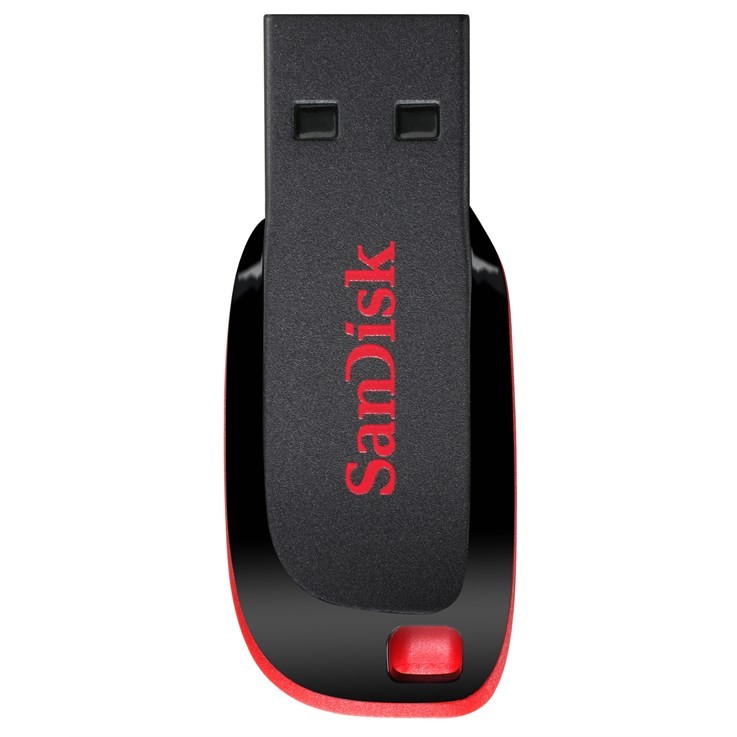 SanDisk Cruzer Blade USB flash drive 128 GB USB Type-A 2.0 Black Red