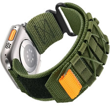Rugged Military Nylon Strap Band For Apple Watch Ultra 2 Series 10 9 8 7 6 5 4 3