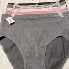 Laura Ashley Panties Briefs Underwear 5 Pack Size Small Bottoms Nylon Spandex