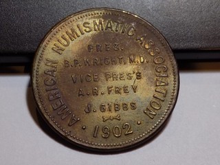 1902 American Numismatic Association Token THE NUMISMATIST MONROE MICH.