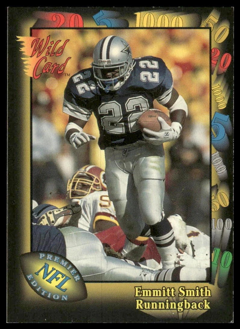 【最終価格】NFL DALLAS COWBOYS EMMITT SMITH 1991 Wild Card Emmitt Smith #46 for sale | eBay
