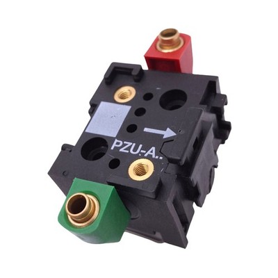 Parker PZU-A12 Pneumatic Subbase for PRT Time Delay Relay, 3-Port, ø4mm P2C