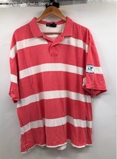 Men's Nautica Pink Short Sleeve Polo Shirt - Size Large