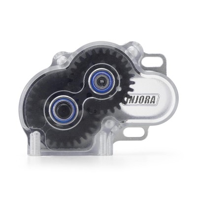 LCG Complete Transmission Gearbox with Clear Cover for 1/10 RC Crawler SCX10 ...