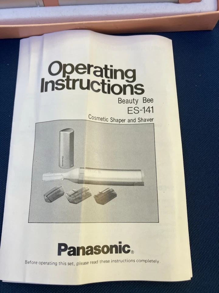 Panasonic ES-141 Belleza Abeja Modeladora y Afeitadora Depilación Mujer Nuevo De Colección Foto 4 de 4