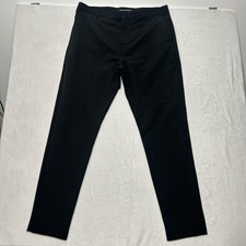 Banana Republic Pants Mens 40x34 Black Performance Traveler Zip Pocket Tech
