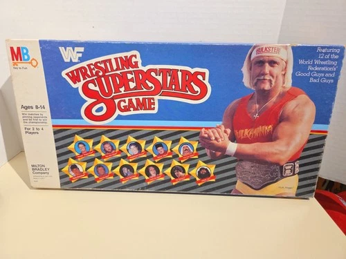 1985 Milton Bradley WWF Wrestling Superstars Game 100% Complete! Vintage Clean