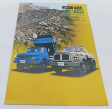 Nissan Diesel Dump Trucks 1970s Dealer Brochure Tk20gd Tw50ld Vintage Auto Ad