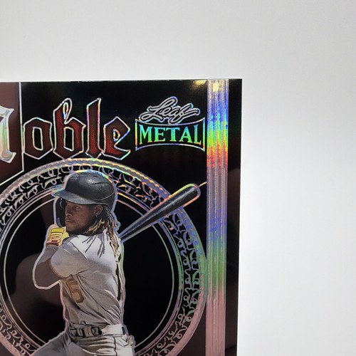 2023 Leaf Metal - Noble Oneil Cruz #N-OC1 Black /6 Autograph Noble Insert - Picture 5 of 9