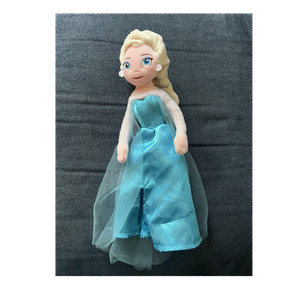 Disney Princess Elsa Plush Doll Blue Dress Small 6-14 in 2015