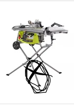 RYOBI 15 Amp 10" Expanded Portable Table Saw MISSING 1 OF THE EXTENSIONS