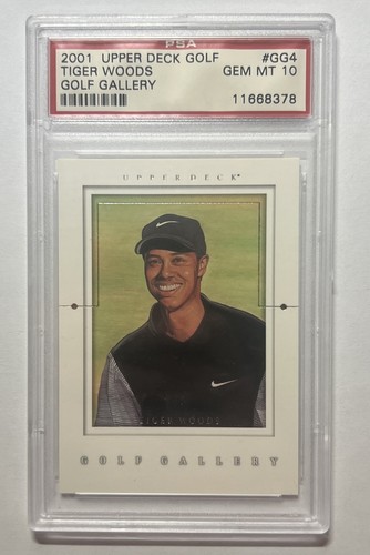 2001 Upper Deck - Golf Gallery Tiger Woods PSA 10 #GG4 (RC)