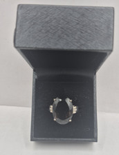 Rauchquarz-Silberring 925er