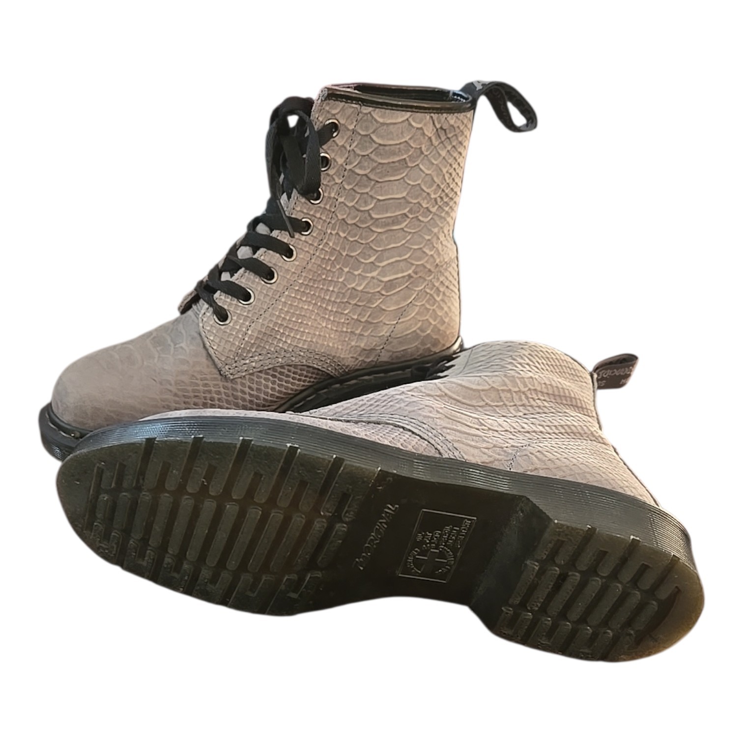 Dr. Martens 1460 Python Emboss Leather Combat Boo… - image 5