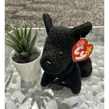 Ty Beanie Baby "Scottie" the Scottish Terrier Dog w/all tags, Retired, 1996