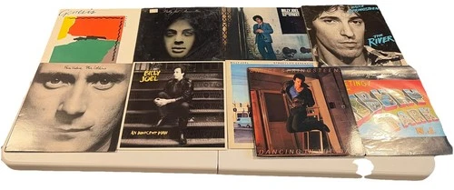 Billy Joel Bruce Springsteen Phil Collin’s Genesis Vinyl Lot LP