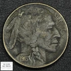 1913 S Type 2 Buffalo Nickel 5C (VF-XF Details) - Corrosion
