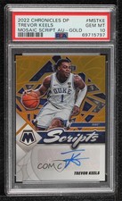 2022 Panini Chronicles Draft Picks Gold 5/10 Trevor Keels PSA 10 GEM MT Auto y8h