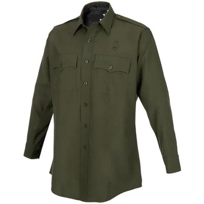 United Uniform MENS LASD APPROVED GREEN LONG SLEEVE MEDIUM -15.5X33
