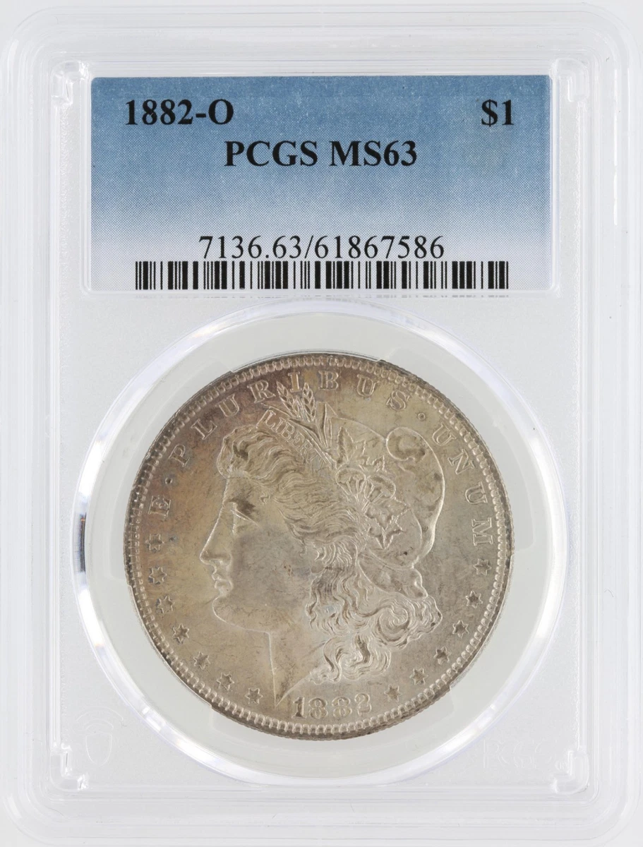 アメリカ モルガンダラー 1882年 CC カーソンシティ PCGS MS63 MS 63 Graded 1882 Year Morgan US Dollars (1878-1921) for sale | eBay