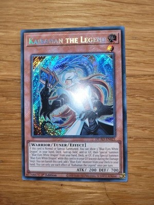 Kaibaman the Legend DUAD-EN021 Secret Rare 1st Edition Blue Eyes Support English
