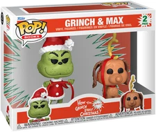 Funko POP! Books: How The Grinch Stole Christmas! - Grinch & Max (Damaged Box) [