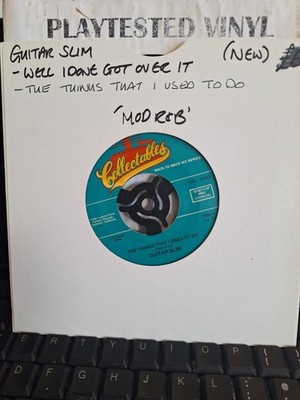 GUITAR SLIM THINGS THAT I USED TO DO / WELL I DONE GOT OVER IT U EX 7'' VINYL 45